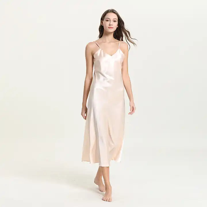 Silk V-Neck Camisole Slip Dress Silk V-Neck Camisole Slip Dress