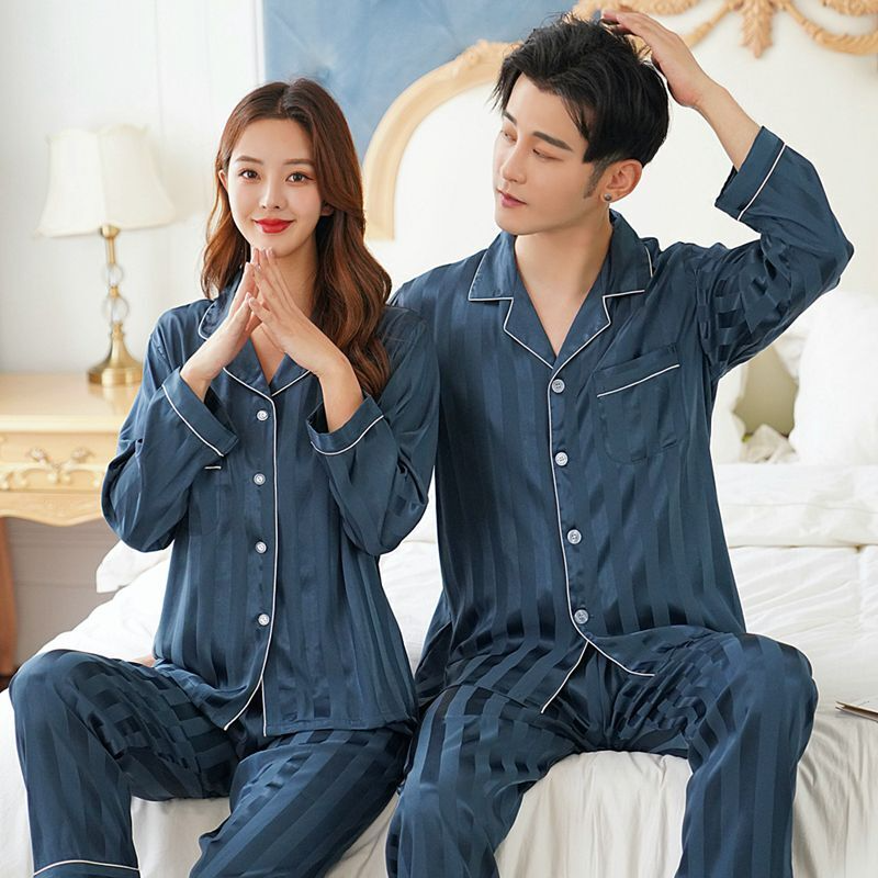 VejiA Spring men Pajamas Long Sleeve Male Pajama Set men